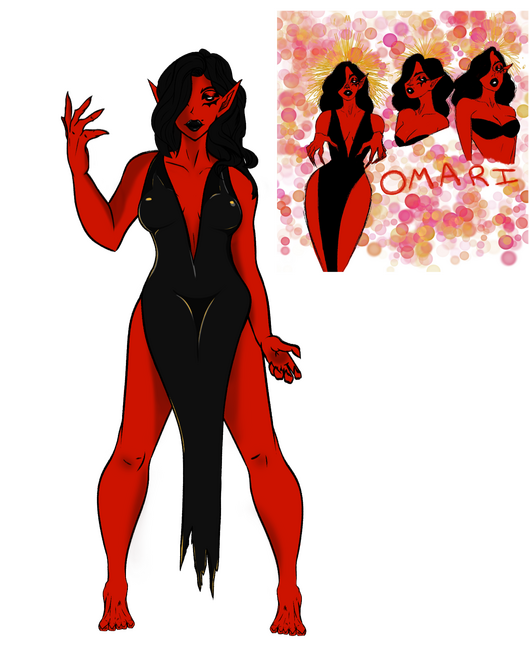 commissioned Omari OC