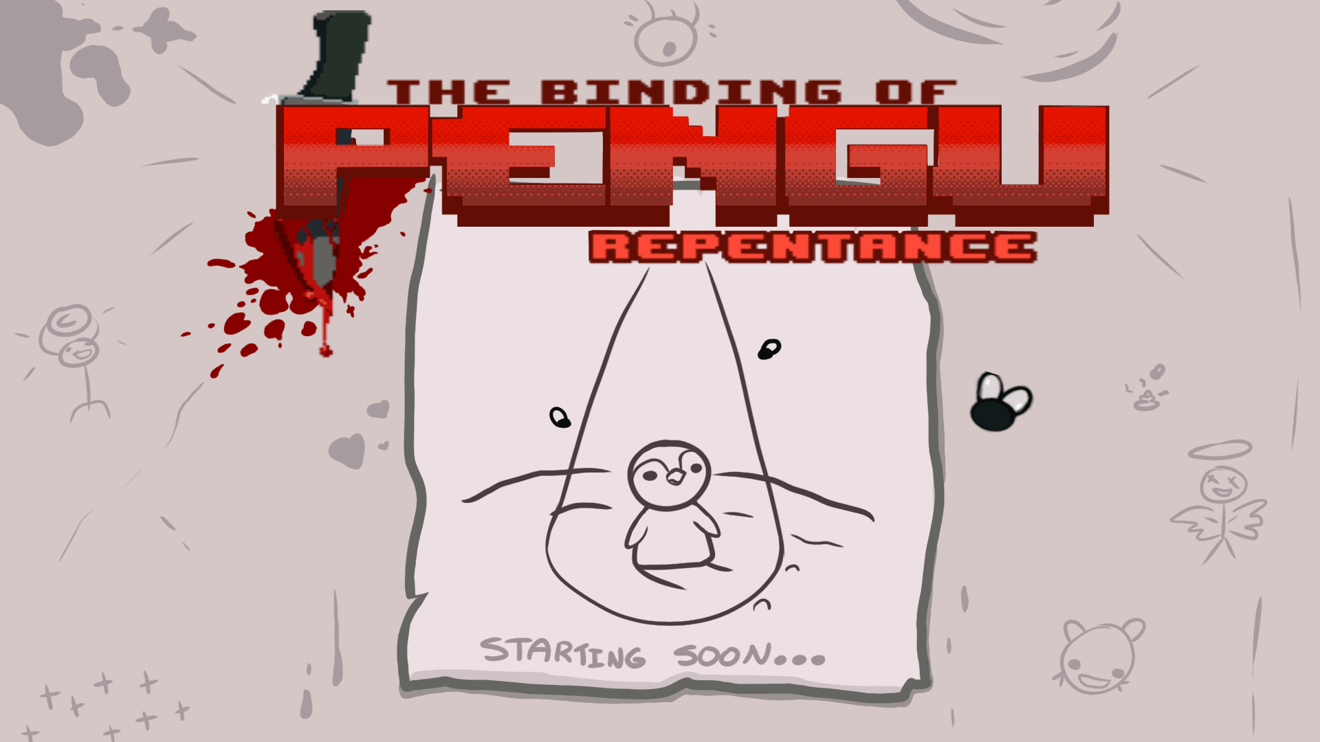 Binding of Isaac Themed Starting Soon Scene